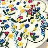 Çiçek Dizaynlı Kremalı Pasta