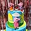 Peppa Pig Karakterli Çocuk Pastası
